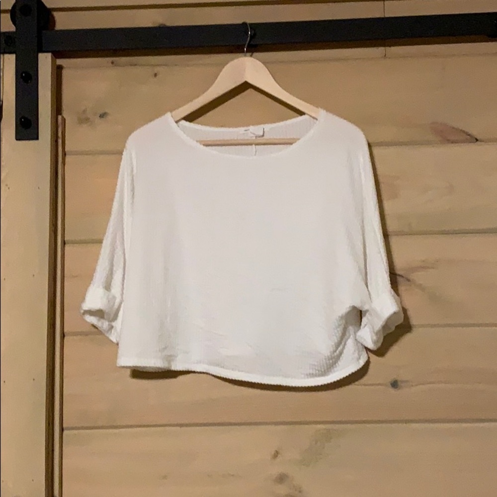 NWOT White Top - Short Sleeve